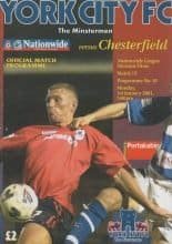 York City v Chesterfield 01-Jan-2001