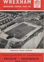 Wrexham v Chesterfield 20-Sep-1969