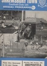 Shrewsbury Town v Chesterfield 24-Oct-1970