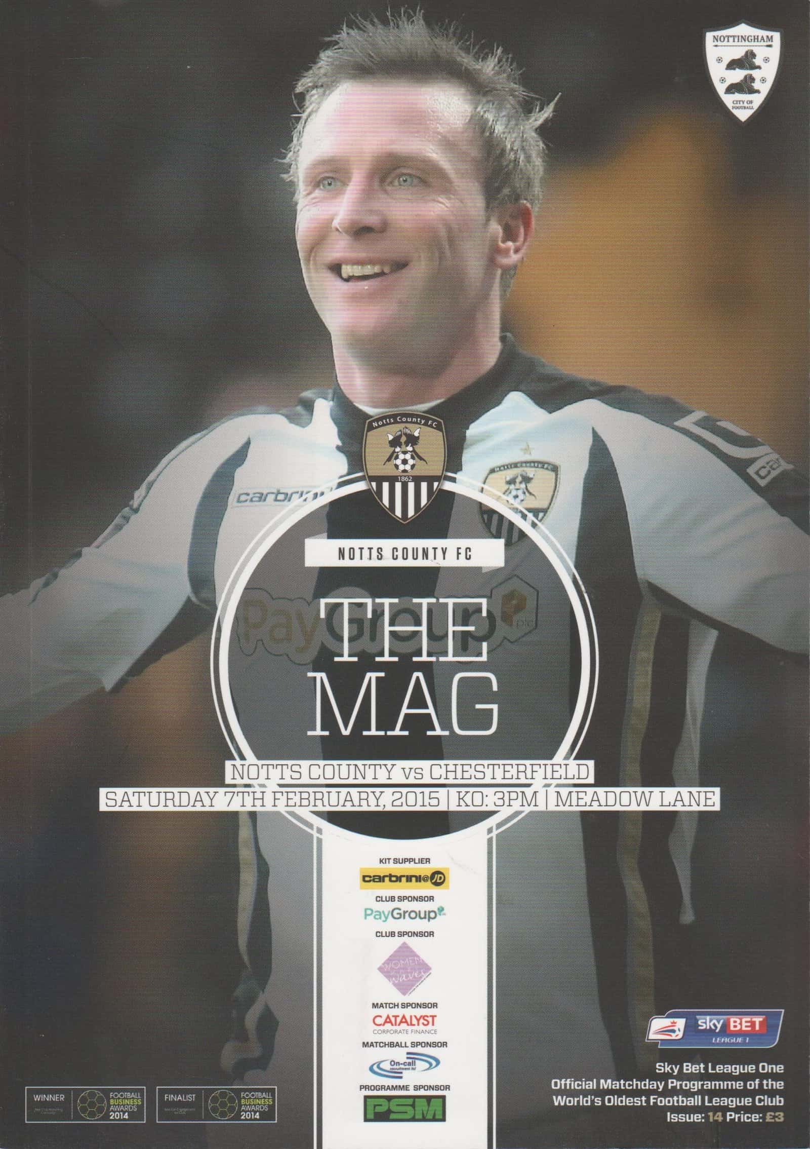 Notts County v Chesterfield 07-Feb-2015