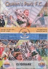 Queens Park v Clydebank 07-Apr-2001
