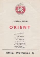 Leyton Orient v Colchester United 22-Apr-1968