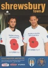 Shrewsbury Town v Colchester United 27-Oct-2012