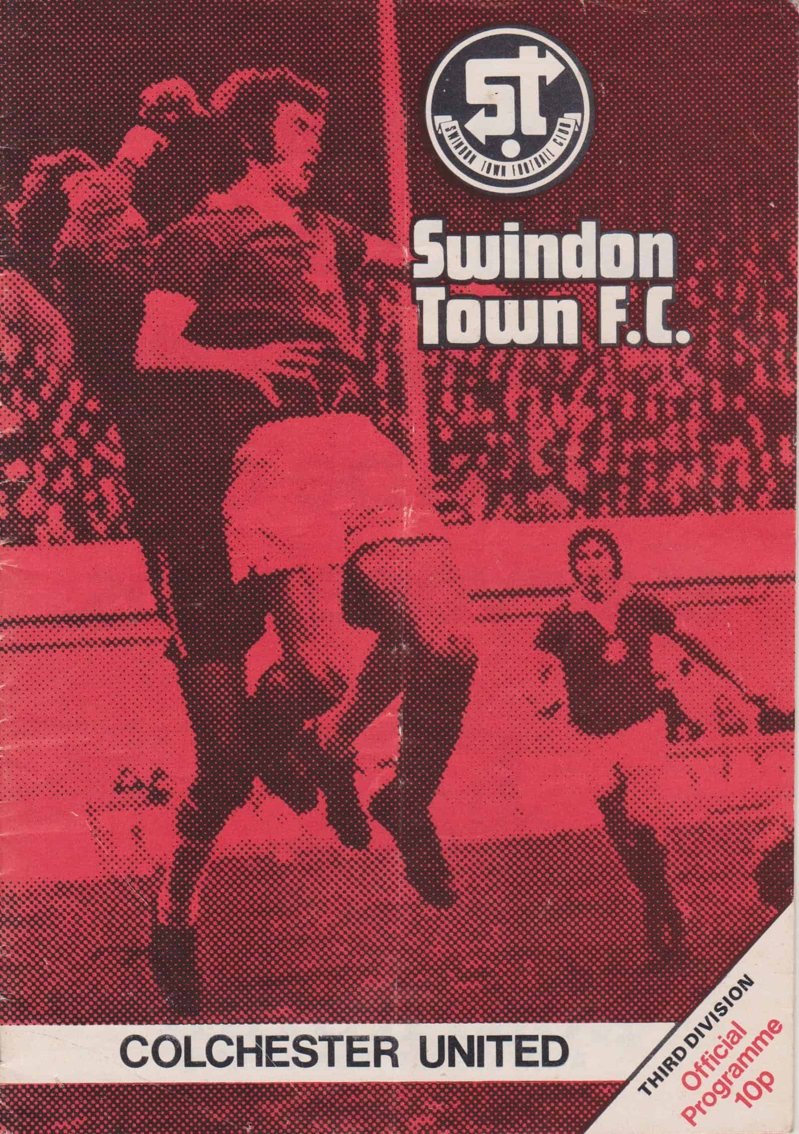 Swindon Town v Colchester United 27-Sep-1975