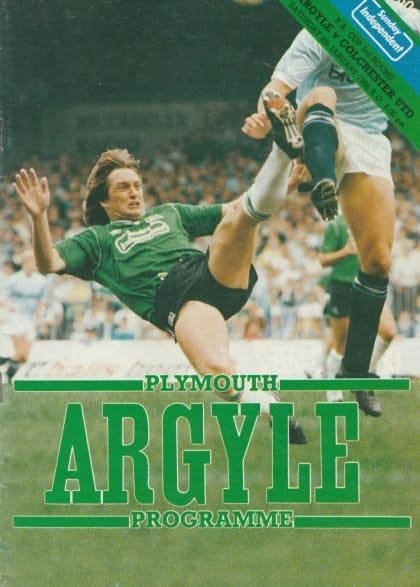 Plymouth Argyle v Colchester United 09-Jan-1988