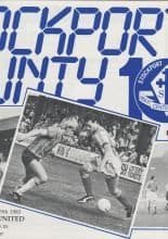 Stockport County v Colchester United 09-Sep-1983