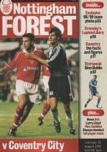 Nottingham Forest v Coventry City 22-Aug-1998