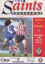 Southampton v Coventry City 25-Mar-1996