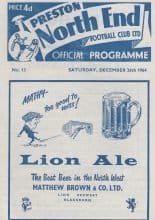 Preston North End v Coventry City 26-Dec-1964