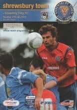 Shrewsbury Town v Coventry City 27-Jul-2010