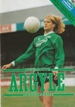Plymouth Argyle v Crystal Palace 23-Apr-1988