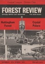 Nottingham Forest v Crystal Palace 27-Mar-1971