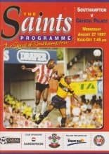 Southampton v Crystal Palace 27-Aug-1997