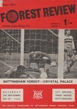 Nottingham Forest v Crystal Palace 27-Sep-1969