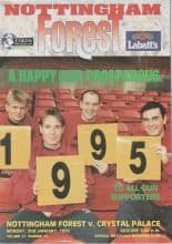 Nottingham Forest v Crystal Palace 02-Jan-1995