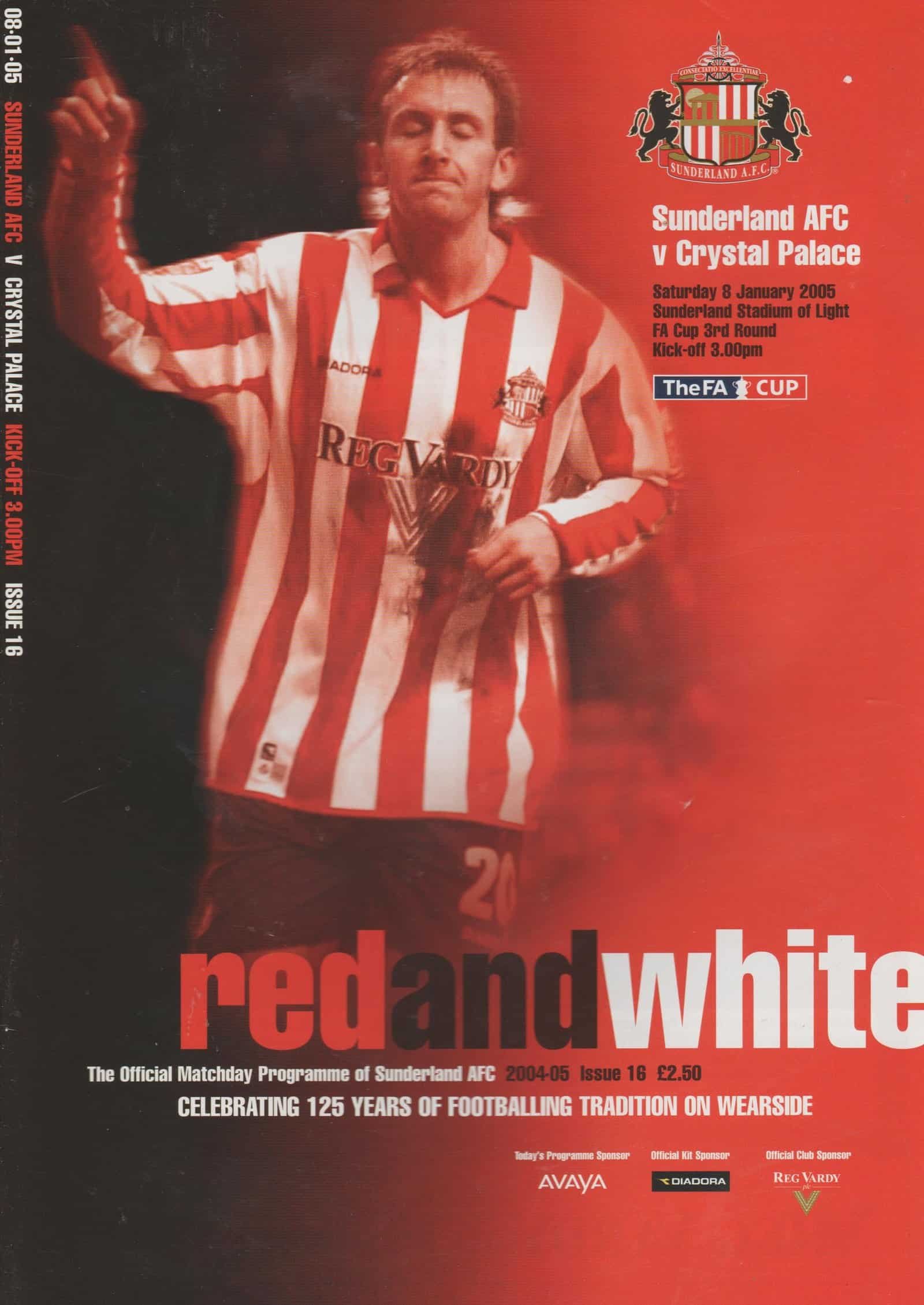 Sunderland v Crystal Palace 08-Jan-2005