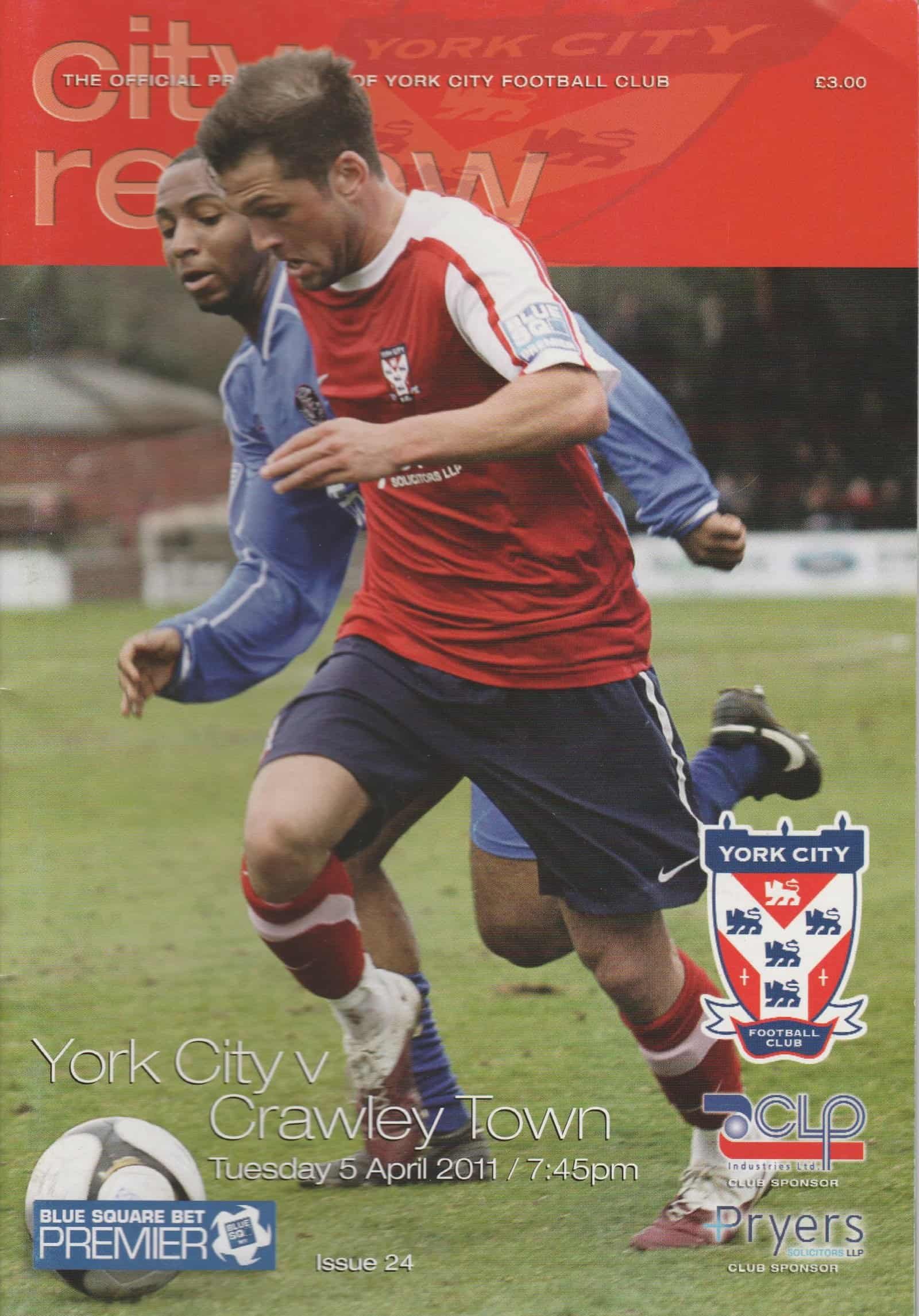 York City v Crawley Town 05-Apr-2011