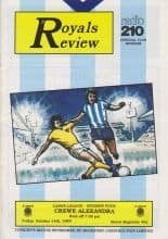 Reading v Crewe Alexandra 14-Oct-1983