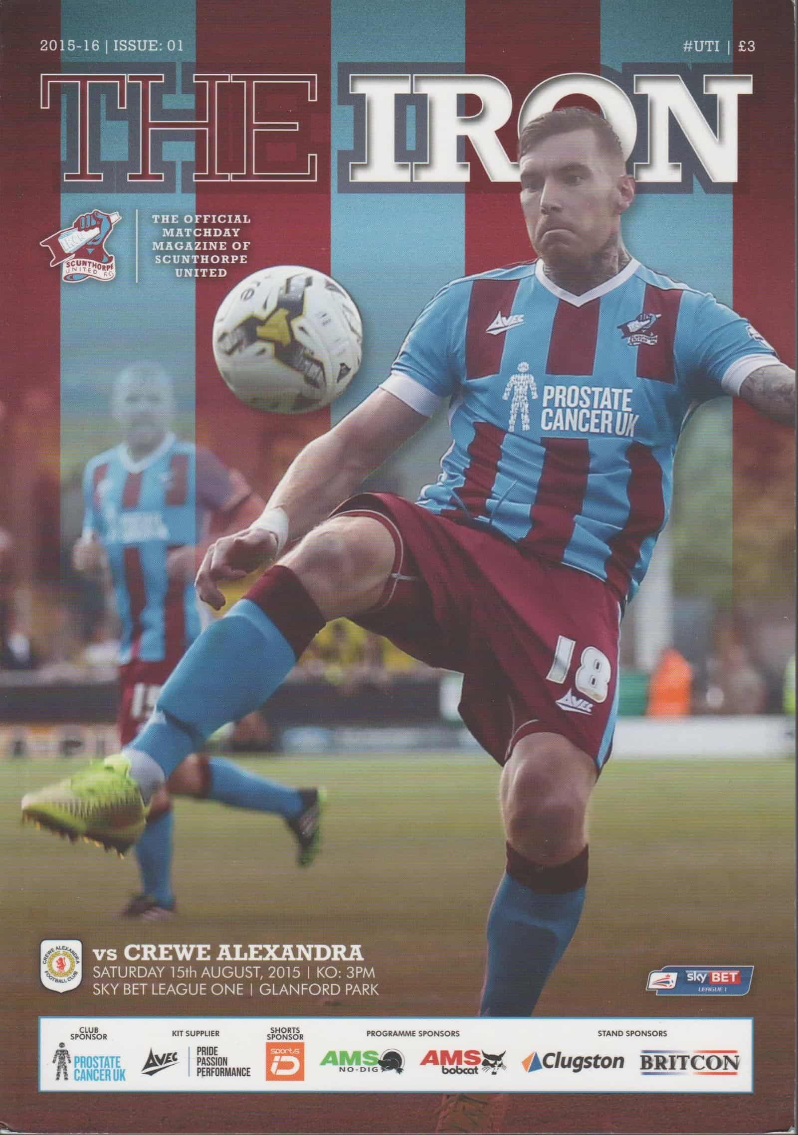 Scunthorpe United v Crewe Alexandra 15-Aug-2015