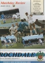 Rochdale v Crewe Alexandra 18-Jan-1992