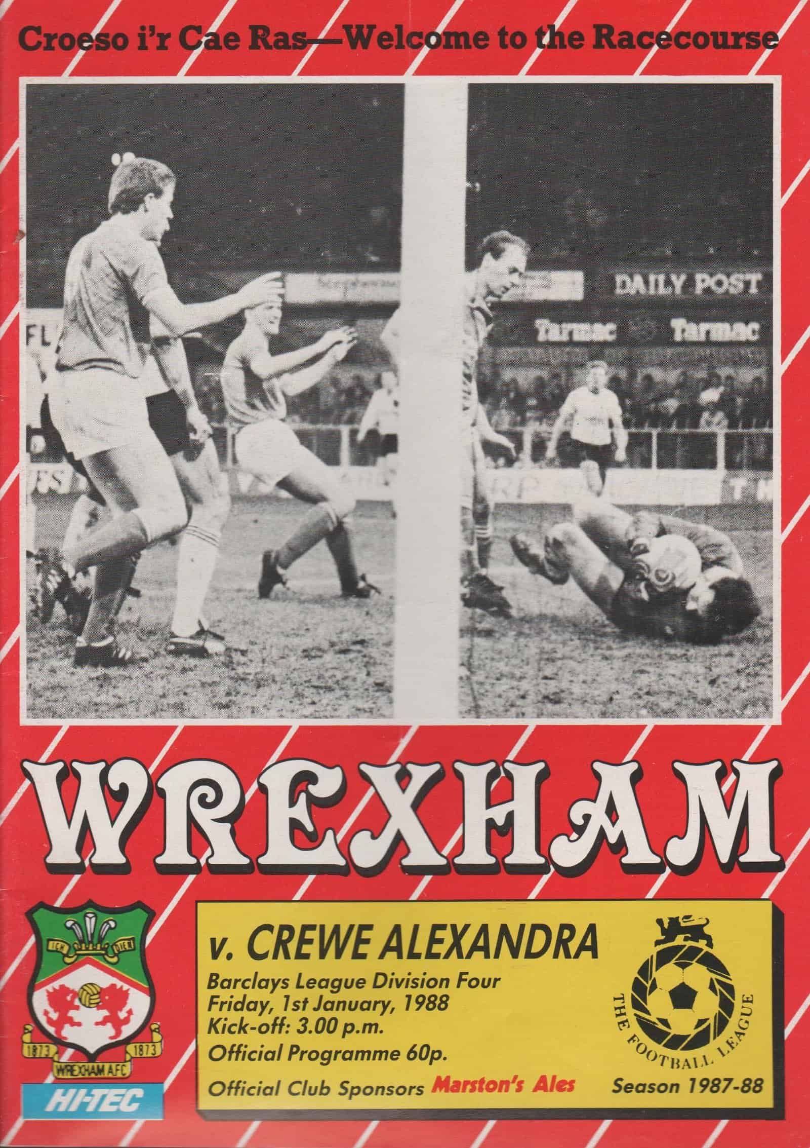 Wrexham v Crewe Alexandra 01-Jan-1988