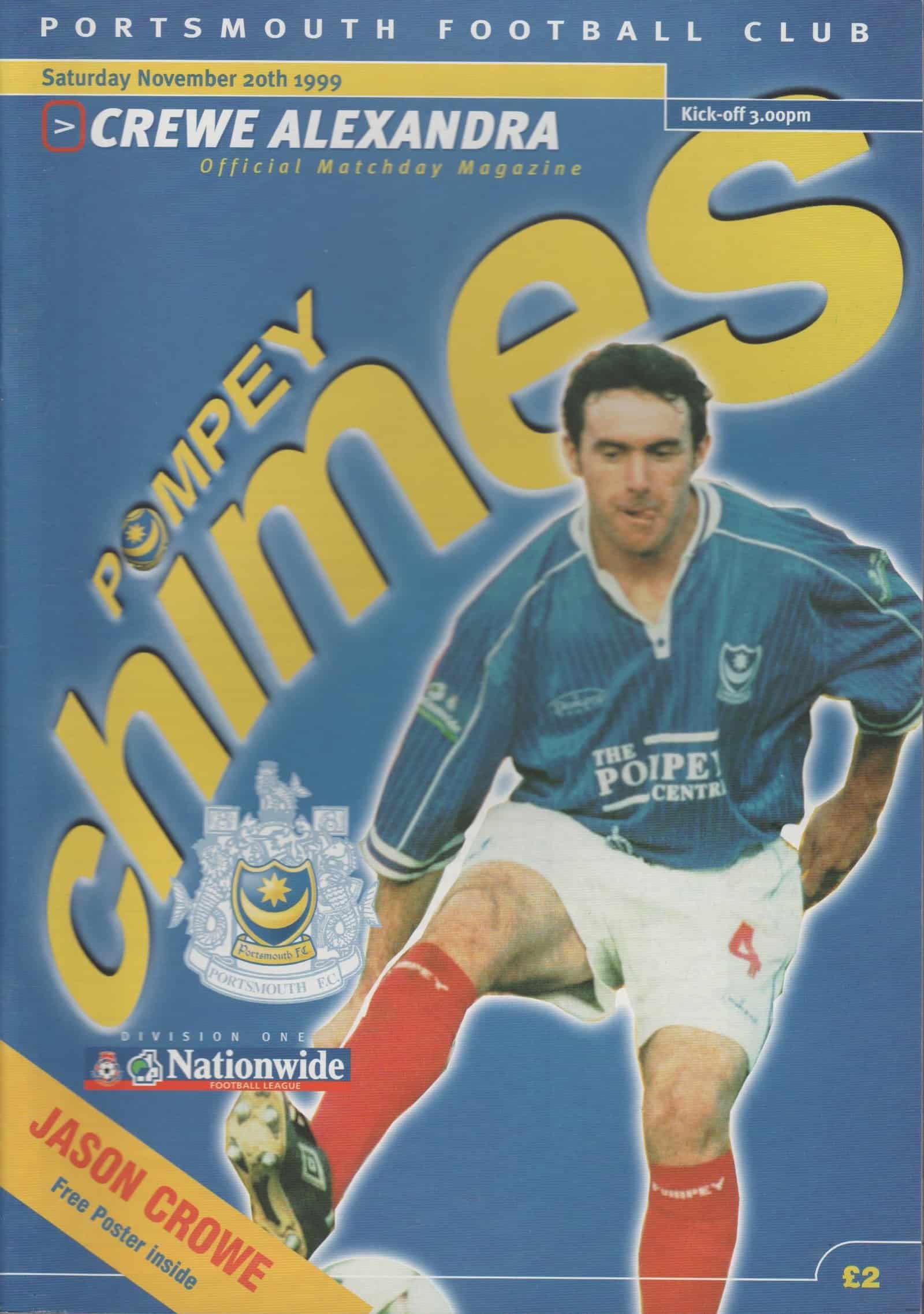 Portsmouth v Crewe Alexandra 20-Nov-1999