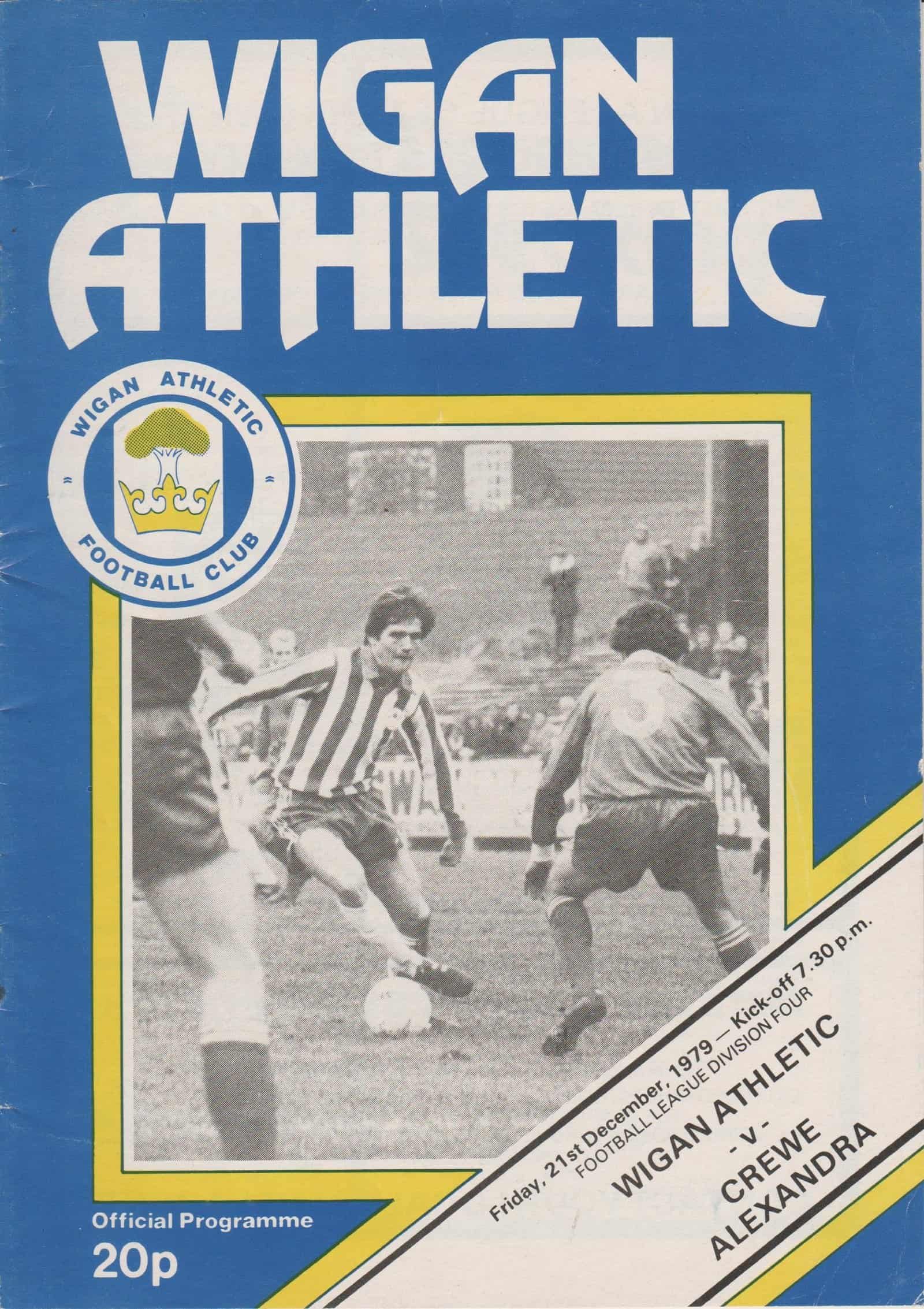 Wigan Athletic v Crewe Alexandra 21-Dec-1979