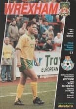 Wrexham v Crewe Alexandra 21-Mar-1992