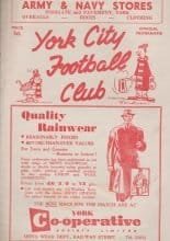 York City v Crewe Alexandra 23-Nov-1957