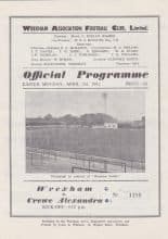 Wrexham v Crewe Alexandra 03-Apr-1961