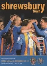 Shrewsbury Town v Dagenham and Redbridge 28-Apr-2012