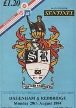 Stafford Rangers v Dagenham & Redbridge 29-Aug-1994