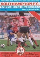 Southampton v Danish Olympic Squad 08-Mar-1988