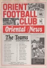 Leyton Orient v Darlington 11-Jan-1977