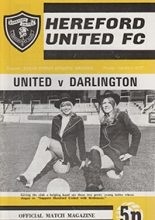 Hereford United v Darlington 12-Mar-1973