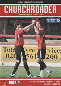 Hayes & Yeading United v Darlington 16-Apr-2011