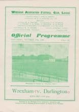 Wrexham v Darlington 21-Oct-1961