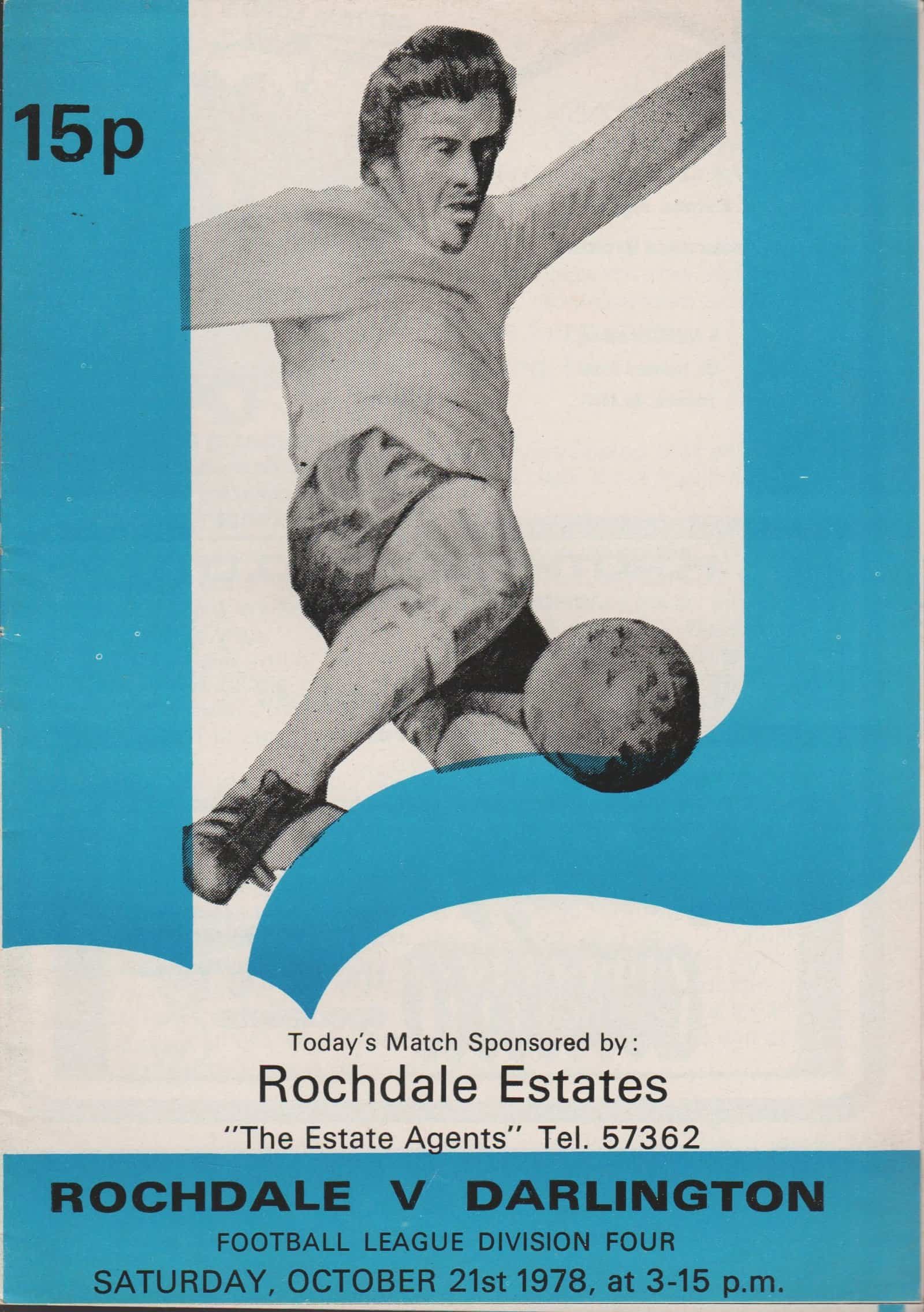 Rochdale v Darlington 21-Oct-1978