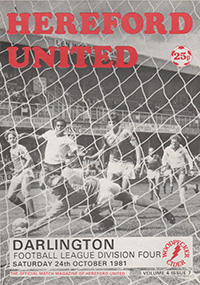 Hereford United v Darlington 24-Oct-1981