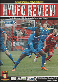 Hayes & Yeading United v Darlington 24-Jan-2012