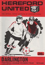 Hereford United v Darlington 25-Aug-1979