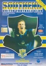 Southend United v Darlington 27-Nov-1999