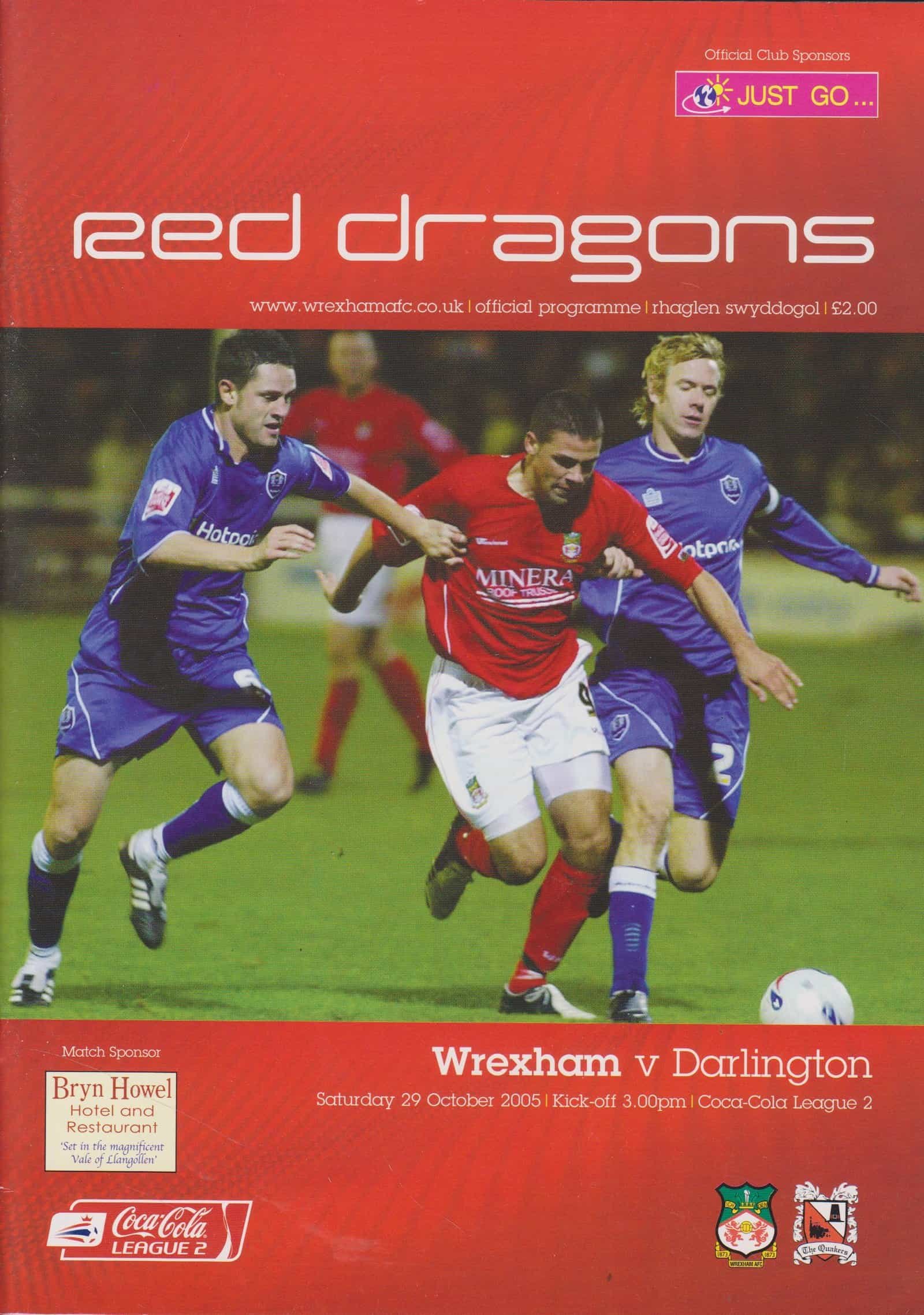Wrexham v Darlington 29-Oct-2005
