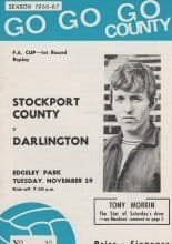 Stockport County v Darlington 29-Nov-1966