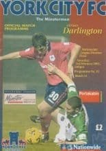 York City v Darlington 03-Feb-2001