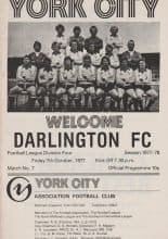 York City v Darlington 07-Oct-1977