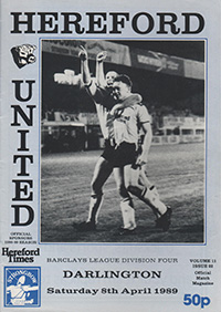 Hereford United v Darlington 08-Apr-1989