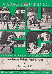 Maidstone United v Dartford 01-Oct-1977