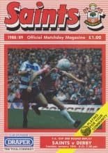 Southampton v Derby County 10-Jan-1989