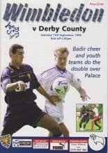 Wimbledon v Derby County 11-Sep-1999